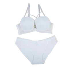 BELLEZA PUSH UP BRA SET A2044 WHITE / 40B - MamasJan Lingerie