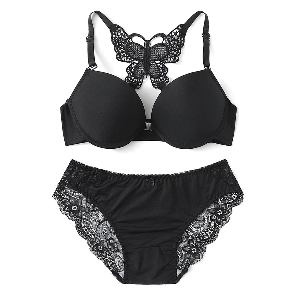 BELLEZA FRONT OPEN PADDED BRA SET A2120 RED / 38-B - MamasJan Lingerie