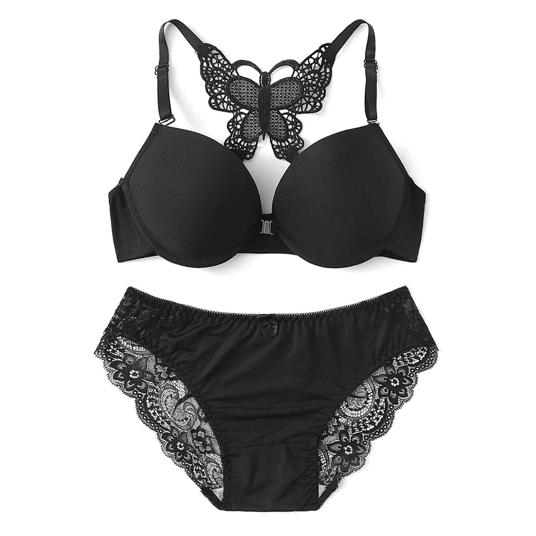 BELLEZA FRONT OPEN PADDED BRA SET A2120 RED / 38-B - MamasJan Lingerie