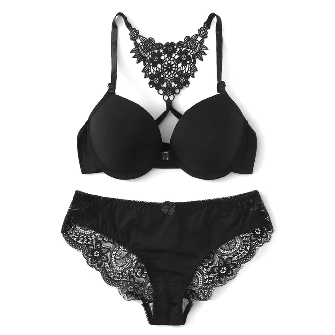 BELLEZA FRONT OPEN PADDED BRA SET A2130 RED / 38-B - MamasJan Lingerie