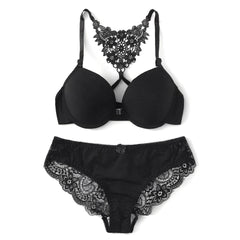 BELLEZA FRONT OPEN PADDED BRA SET A2130 RED / 38-B - MamasJan Lingerie