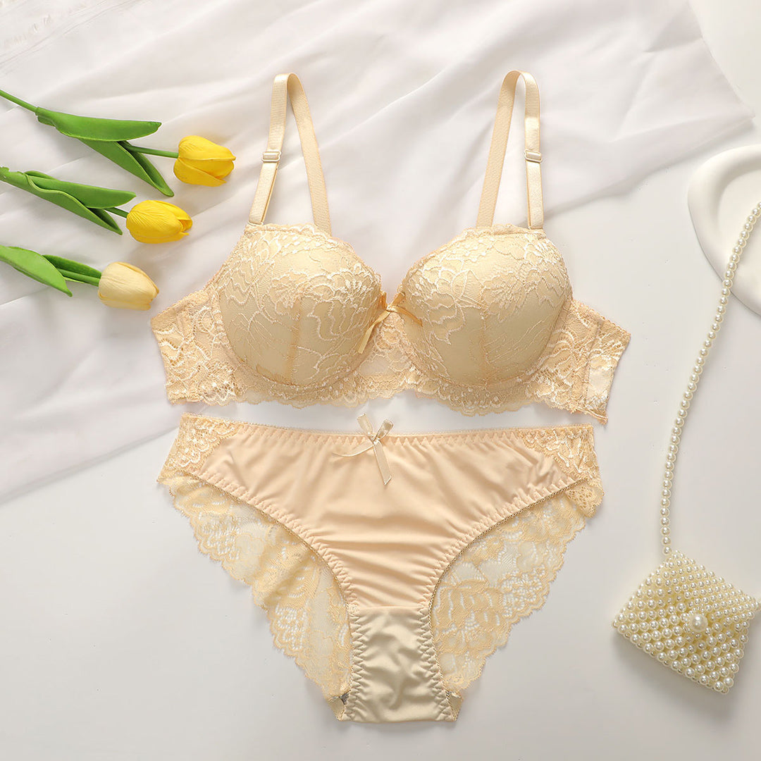BELLEZA PADDED BRA SET A2155 BLUE / 38-B - MamasJan Lingerie