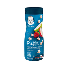 GERBER PUFFS CEREAL SNACK STRAWBERRY APPLE 42 GM Default Title - MamasJan GroceryFoods