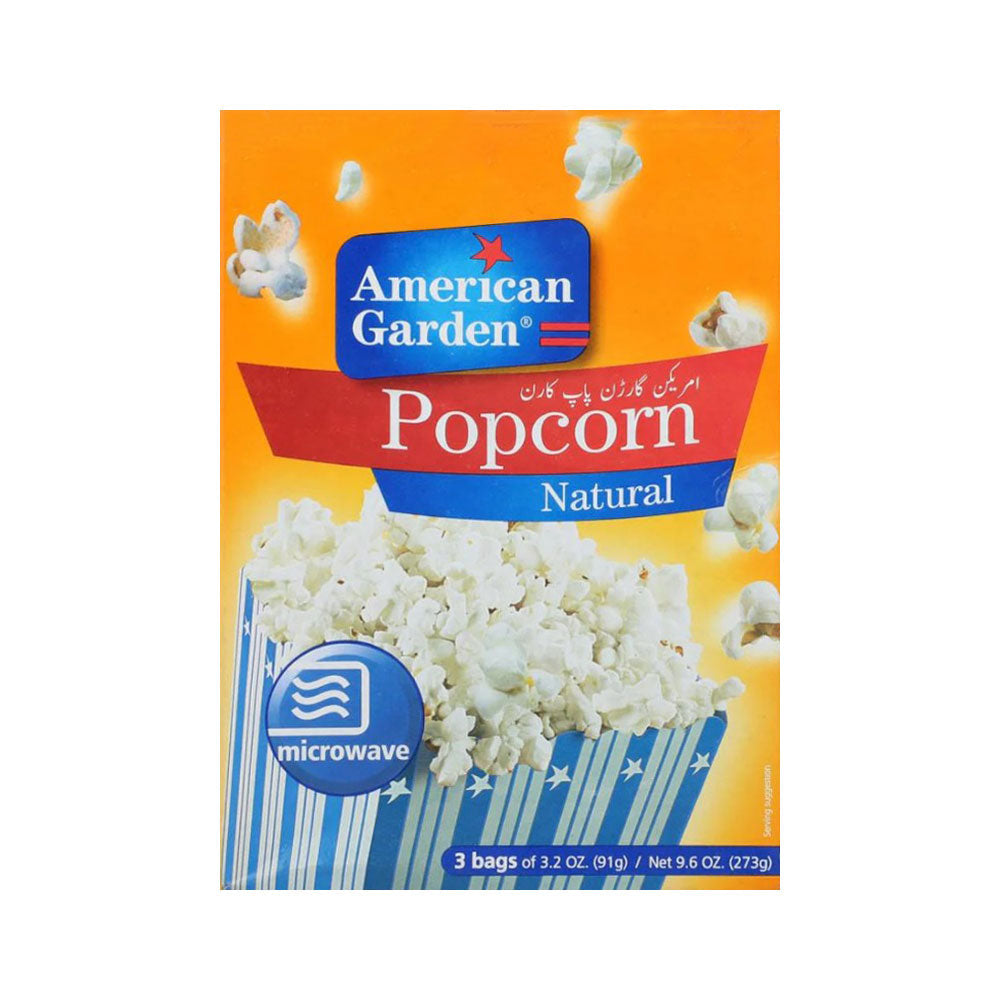 AMERICAN GARDEN POP CORN NATURAL 273 GM Default Title - MamasJan Grocery