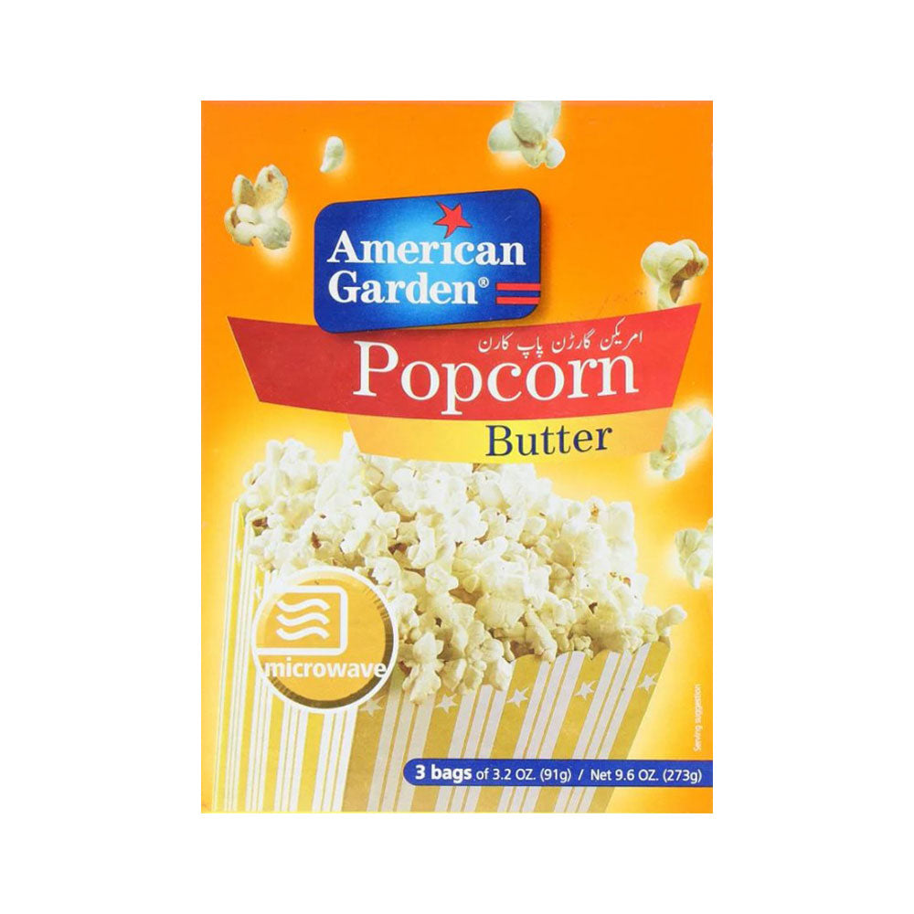AMERICAN GARDEN POP CORN BUTTER 273 GM Default Title - MamasJan Grocery