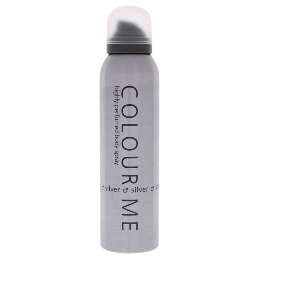COLOUR ME BODY SPRAY SILVER FOR MEN 150 ML Default Title - MamasJan Grocery Nonfood