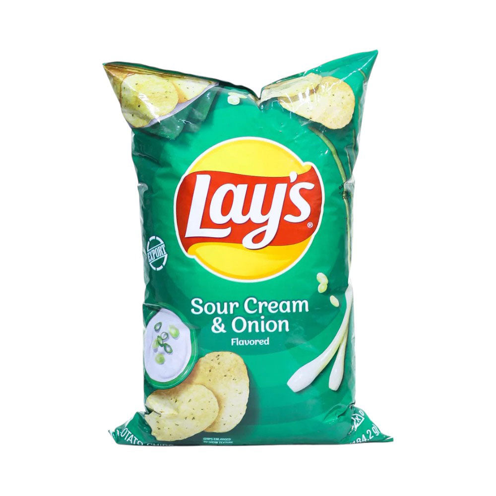 LAYS CHIPS SOUR CREAM AND ONION 184 GM Default Title - MamasJan Grocery