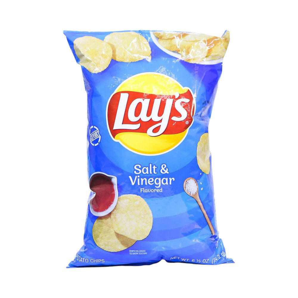 LAYS CHIPS SALT AND VINEGAR 184.2 GM Default Title - MamasJan Grocery