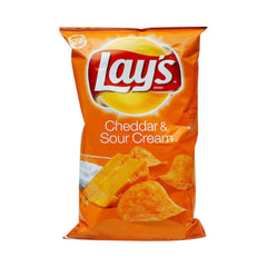 LAYS CHIPS CHEDDAR AND SOUR CREAM 184.2 GM Default Title - MamasJan Grocery