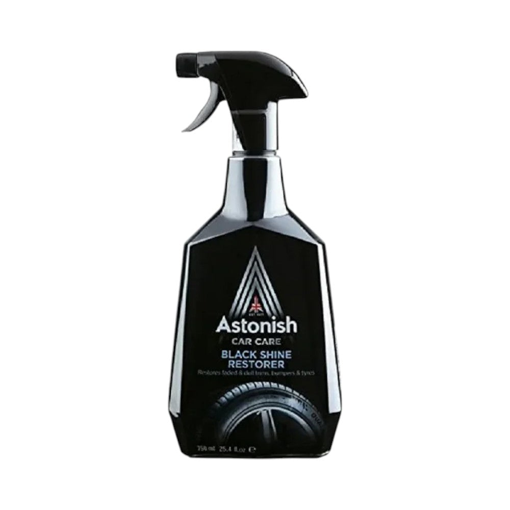 ASTONISH CLEANER CAR CARE BLACK SHINE RESTORER 750 ML Default Title - MamasJan Grocery Nonfood