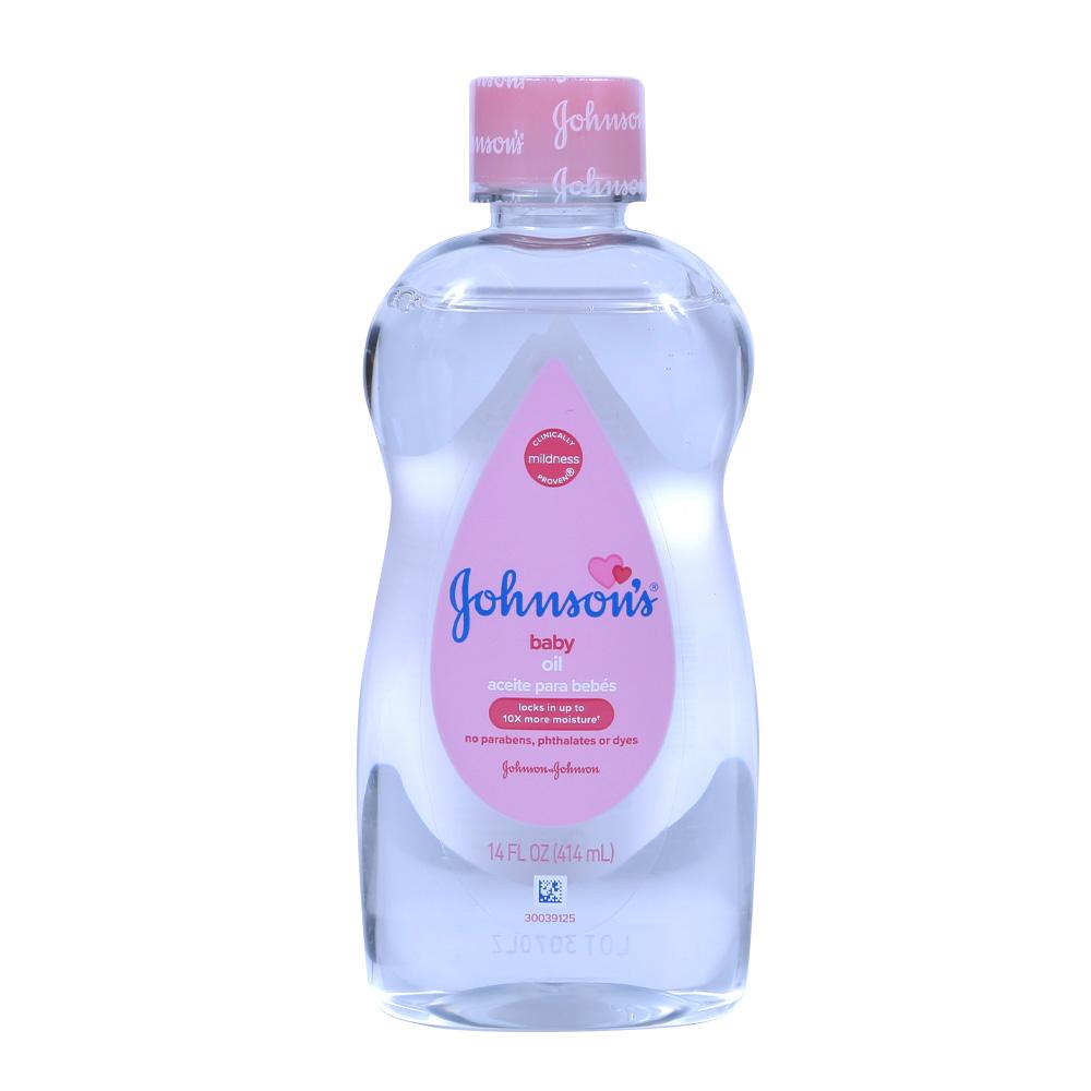 JOHNSONS BABY OIL NO PARABENS 414 ML Default Title - MamasJan Grocery Nonfood