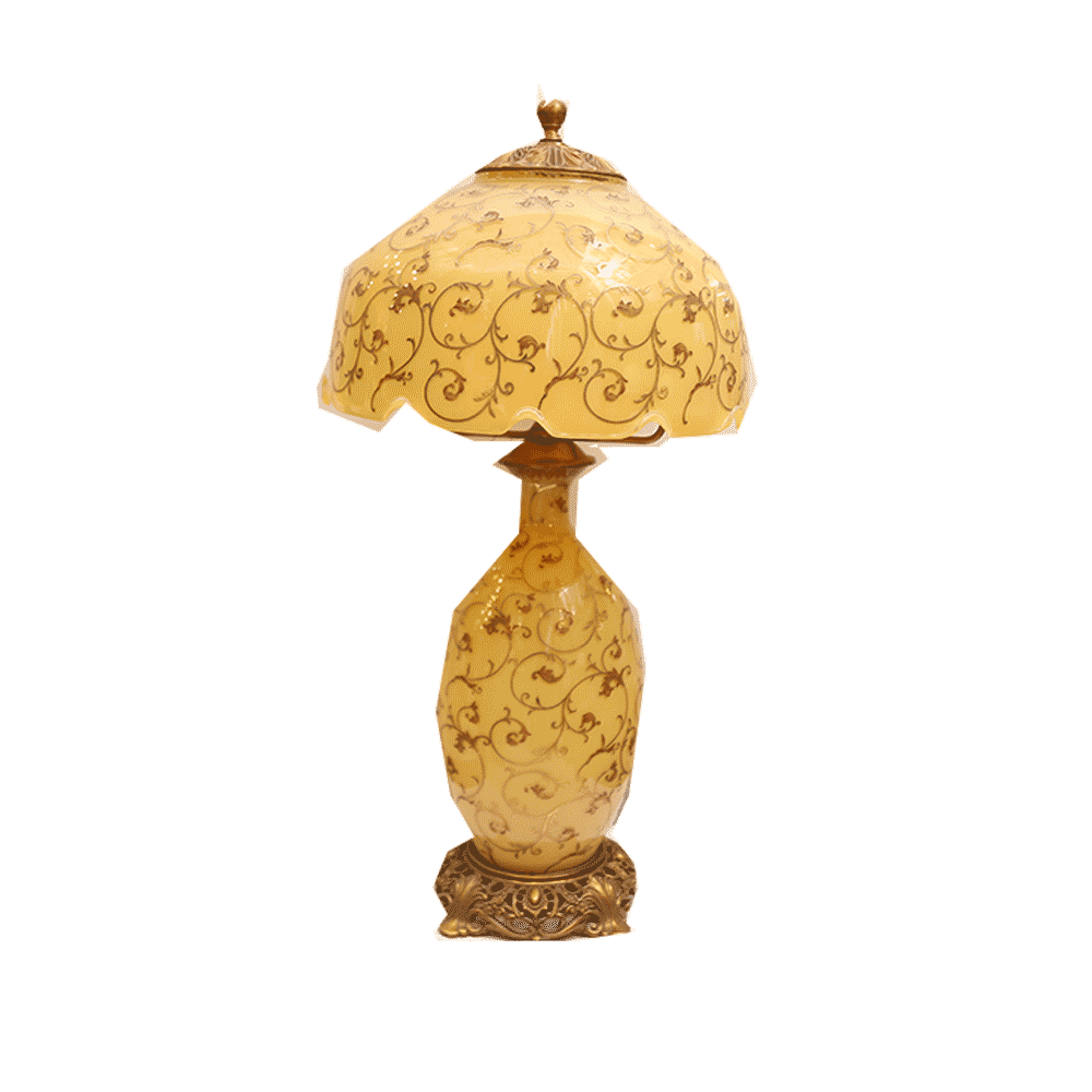 Lamp Crystal Brass L-01-1069M Pc Default Title - MamasJan Decor