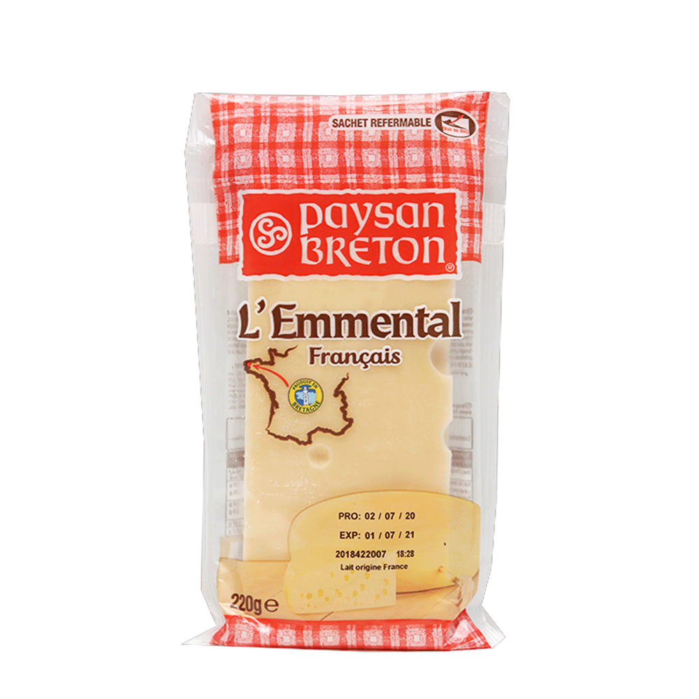 PAYSAN BRETON EMMENTAL 220 GM Default Title - MamasJan Grocery