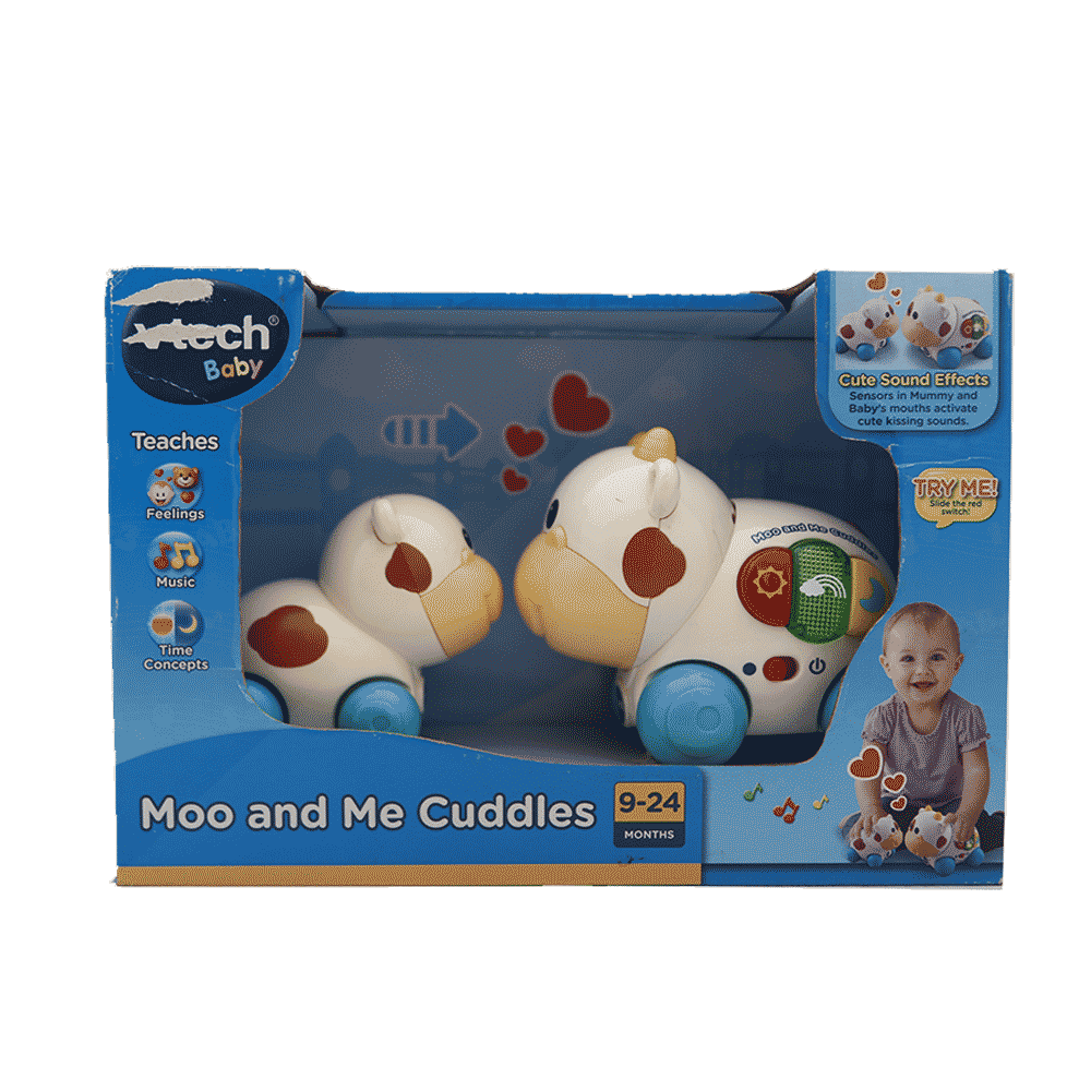 129003 VTECH MOO AND ME CUDDLES BASIC Default Title - MamasJan Toys