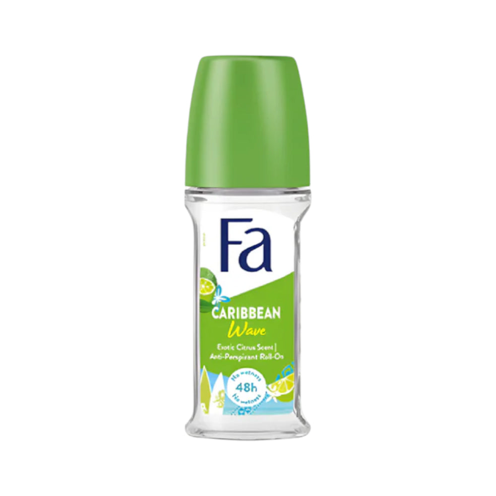 FA ROLL ON CARIBBEAN WAVE EXOTIC CITRUS SCENT 50 ML Default Title - MamasJan Grocery Nonfood