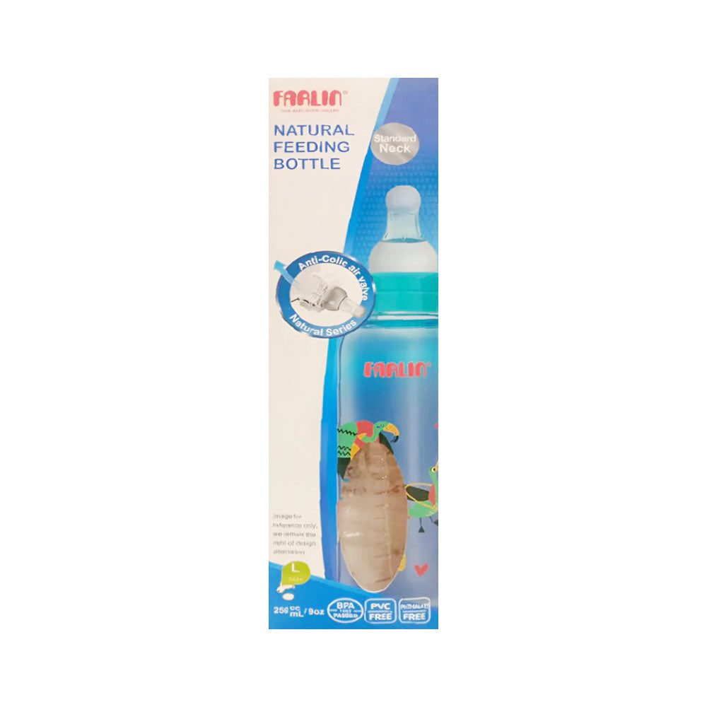 FARLIN BABY FEEDING BOTTLE NATURAL 6M+250 ML NF-767 Default Title - MamasJan Grocery Nonfood