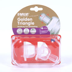 FARLIN TRIANGLE NIPPLE GOLDEN CROSS CUT 0M+ T-3-X Default Title - MamasJan Grocery Nonfood
