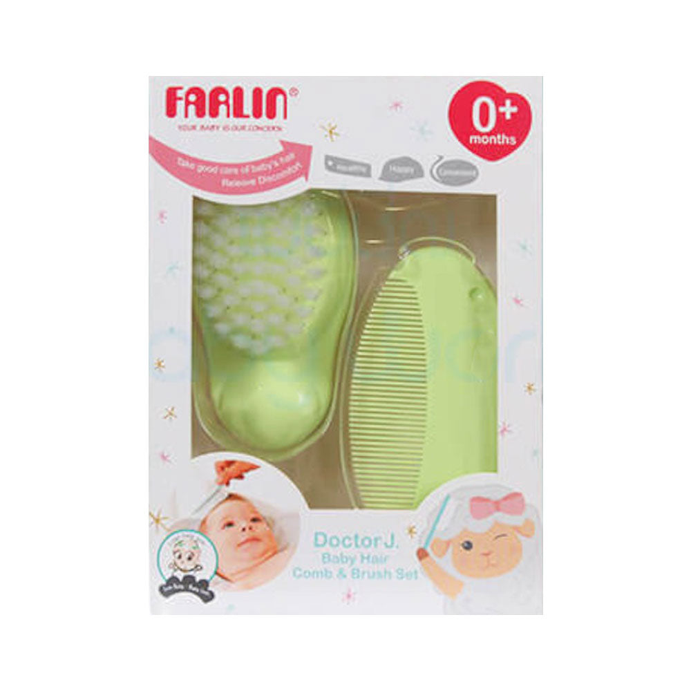 FARLIN BABY COMB BRUSH SET 0M+ BF-150A Default Title - MamasJan Grocery Nonfood