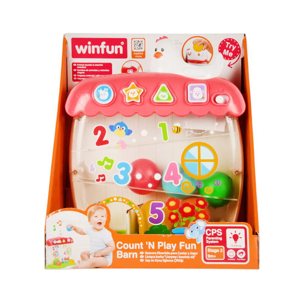 0741 WIN FUN ACTIVITY CUBE BASIC Default Title - MamasJan Toys