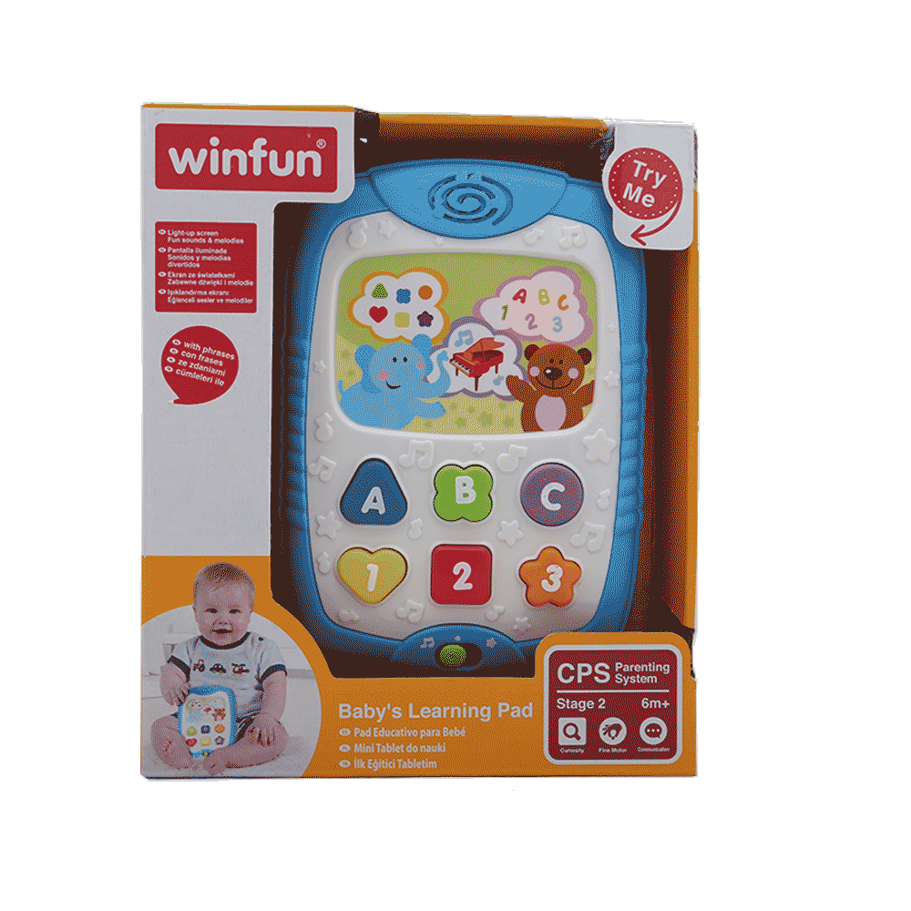 0732 WINFUN LEARNING PAD PC Default Title - MamasJan Toys
