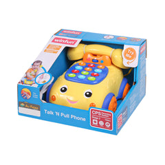 0663 WINFUN TALK N PULL PHONE BASIC Default Title - MamasJan Toys