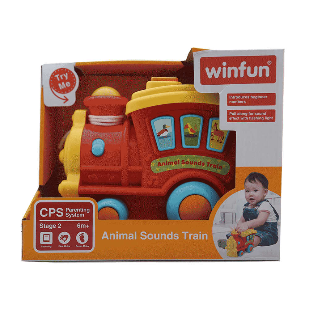0677 WINFUN SOUND TRAIN PC Default Title - MamasJan Toys