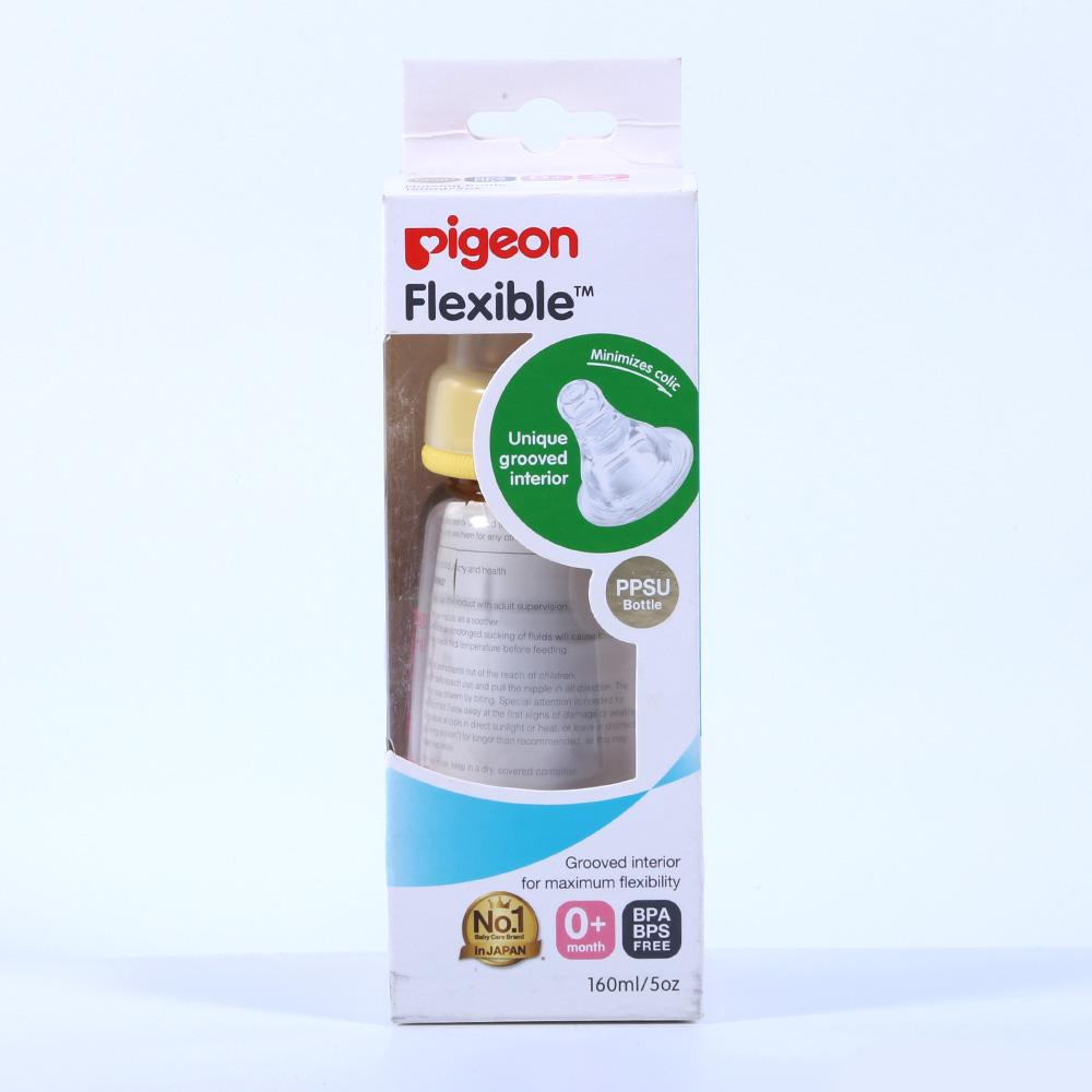 PIGEON BABY FEEDING BOTTLE FLEXIBLE 0M+ 160 ML 79215 Default Title - MamasJan Grocery Nonfood