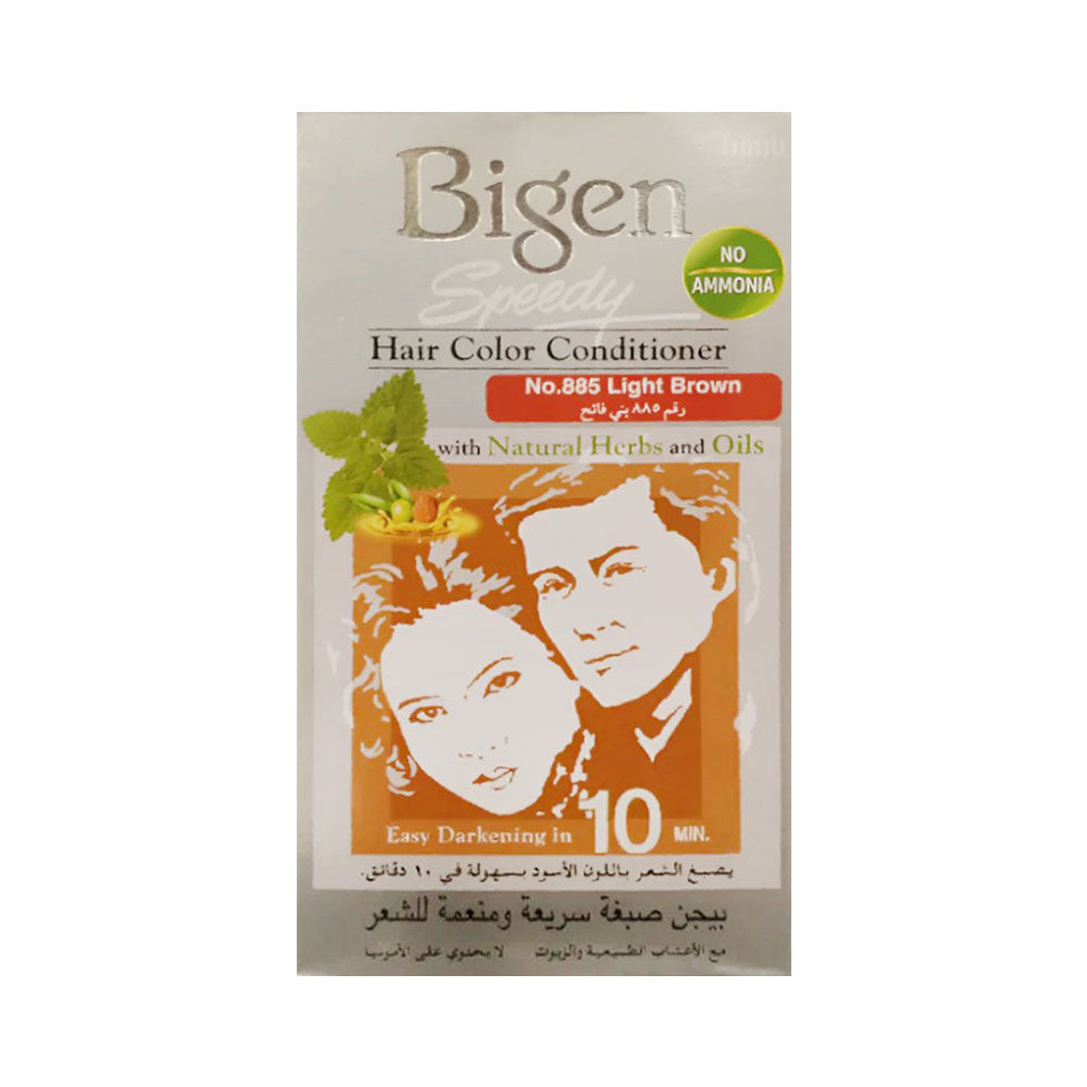 BIGEN SPEEDY HAIR COLOR CONDITIONER LIGHT BROWN 885 Default Title - MamasJan haircare
