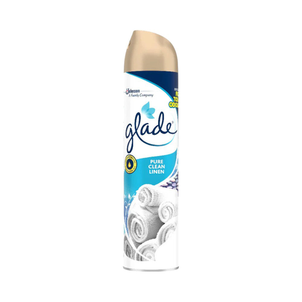 GLADE AIR FRESHNER PURE CLEAN LINEN 300 ML Default Title - MamasJan Grocery Nonfood