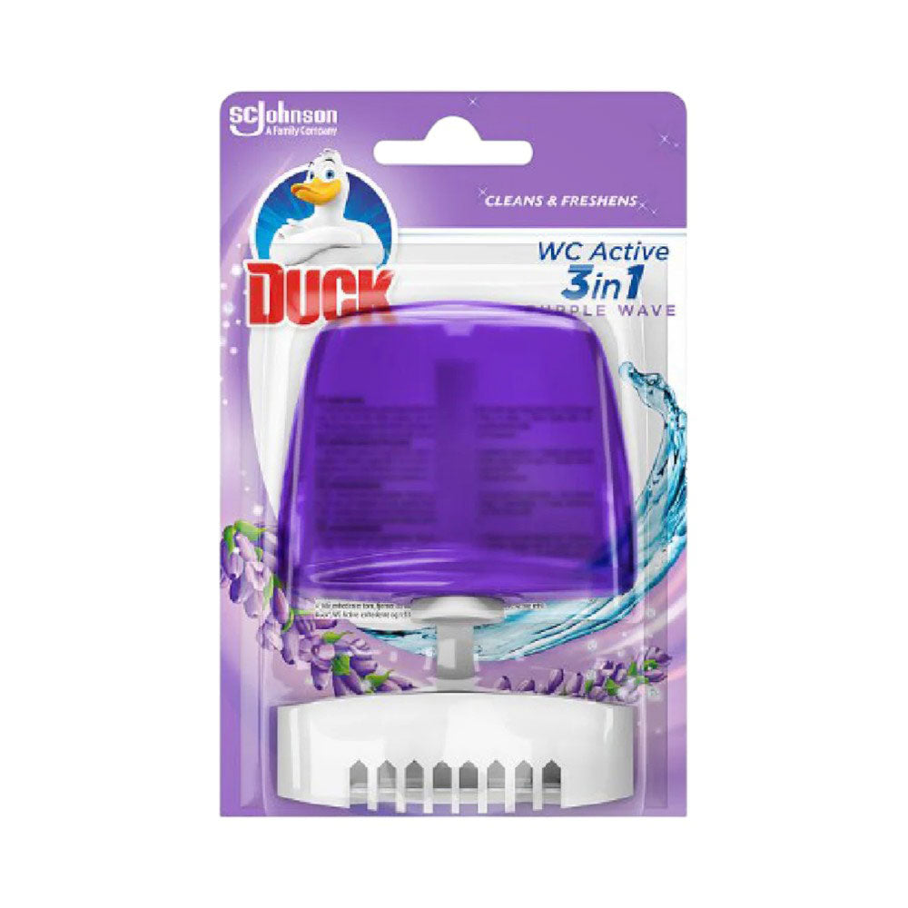 DUCK TOILET FRESHNER PURPLE WAVE 3IN1 55 ML Default Title - MamasJan Grocery Nonfood