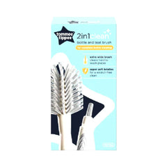 TOMMEE TIPPEE 2 IN 1 BOTTLE AND TEAT BRUSH 421116/38 PC Default Title - MamasJan Grocery Nonfood