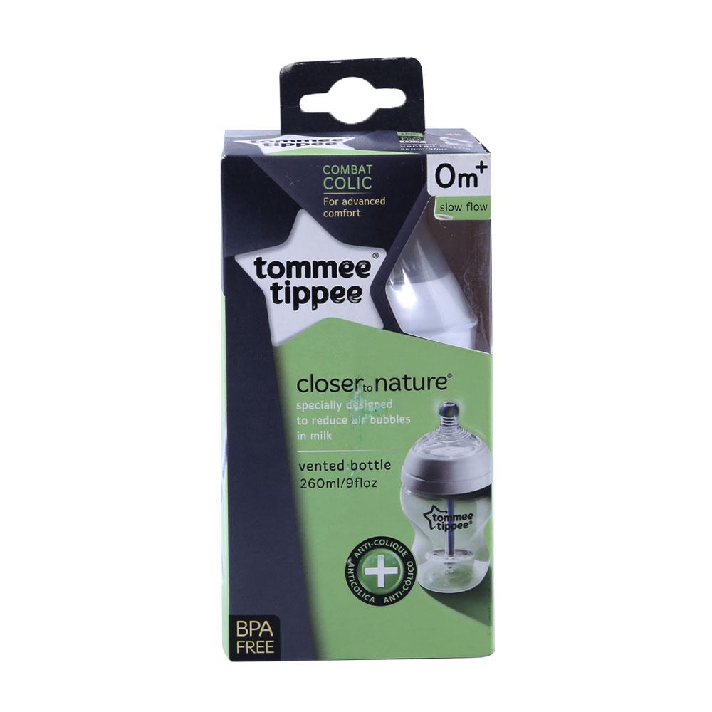 TOMMEE TIPPEE FEEDING BOTTLE 0M+ 421136/38 260 ML Default Title - MamasJan Grocery Nonfood