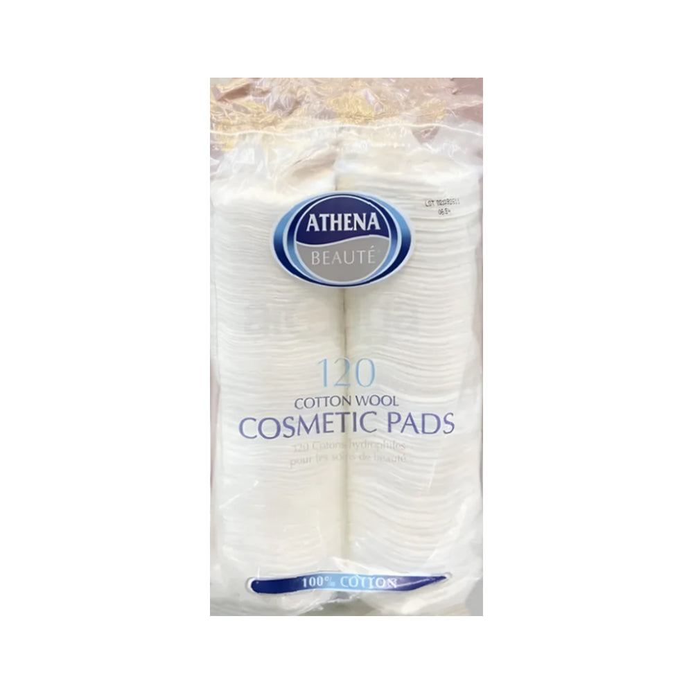 ATHENA COSMETIC PADS COTTON WOOL 120 PC Default Title - MamasJan Makeup