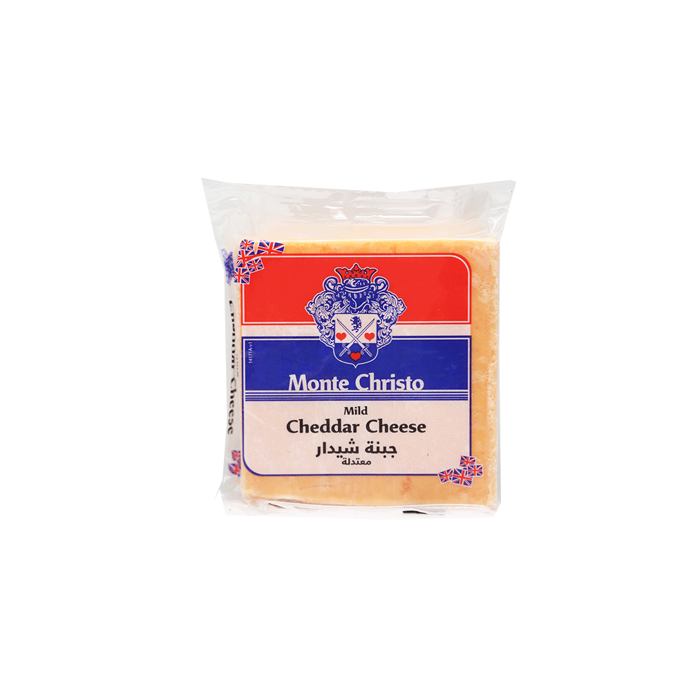 MONTE CHRISTO CHEDDAR CHEESE ORANGE 200 GM Default Title - MamasJan Grocery