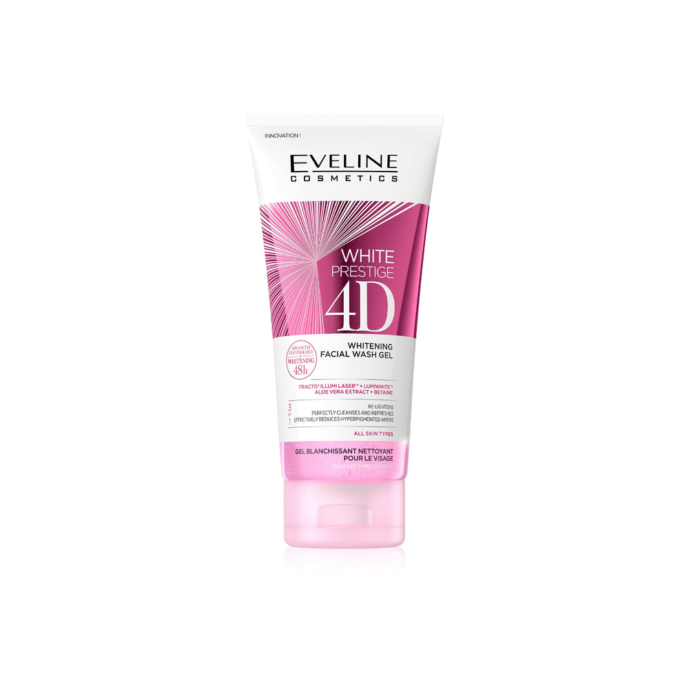 EVELINE WHITE PRESTIGE 4D WHITENING FACIAL WASH GEL 200 ML Default Title - MamasJan skincare