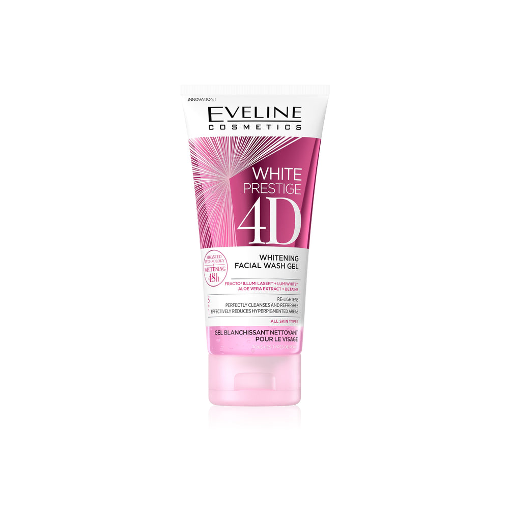 EVELINE WHITE PRESTIGE 4D WHITENING FACE WASH GEL 100 ML Default Title - MamasJan skincare
