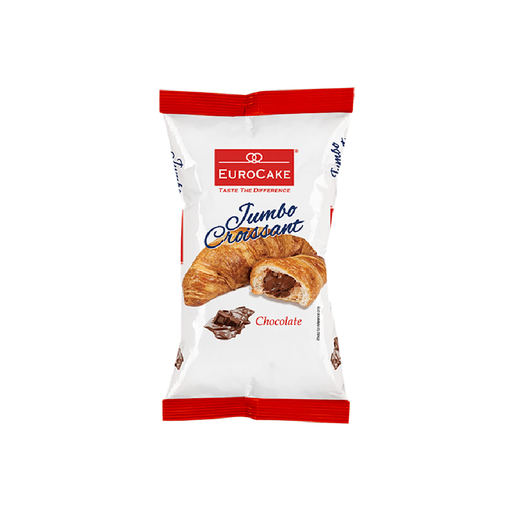 EURO JUMBO CROISSANT CHOCOLATE PC 50 GM Default Title - MamasJan Grocery