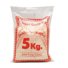 RICE BASMATI EXPORT QUALITY 5 KG Default Title - MamasJan Grocery