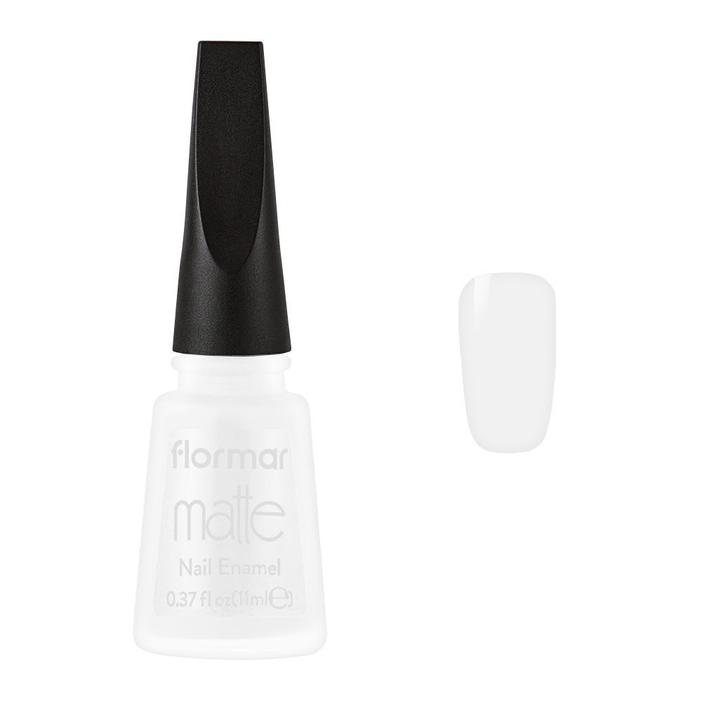 FLORMAR MATTE NAIL ENAMEL 01 11 ML Default Title - MamasJan Makeup
