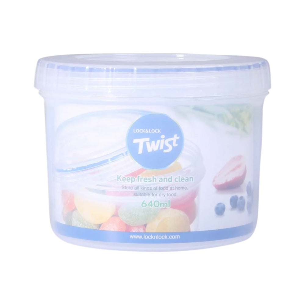 LOCK N LOCK CONTAINER TWIST LLS131 640 ML Default Title - MamasJan Grocery Nonfood