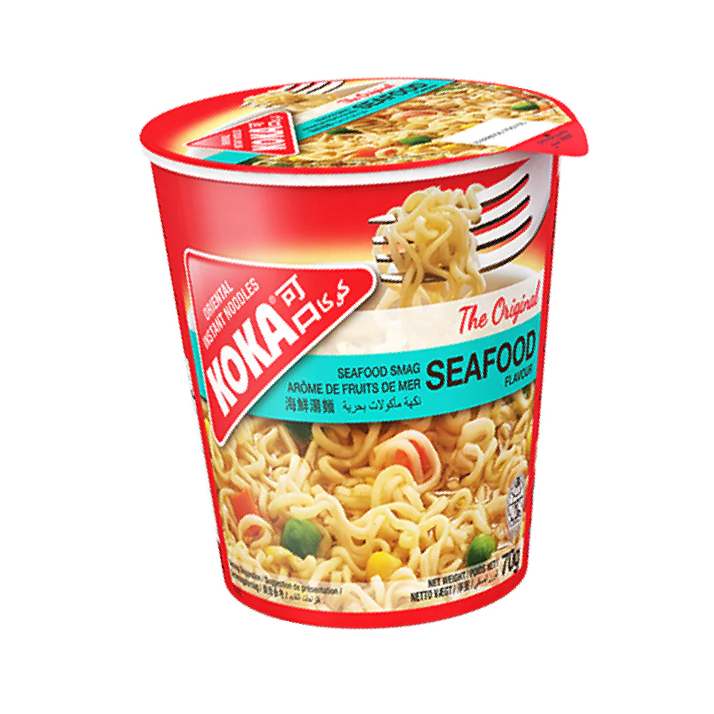 KOKA NOODLES SEAFOOD CUP 70 GM Default Title - MamasJan Grocery