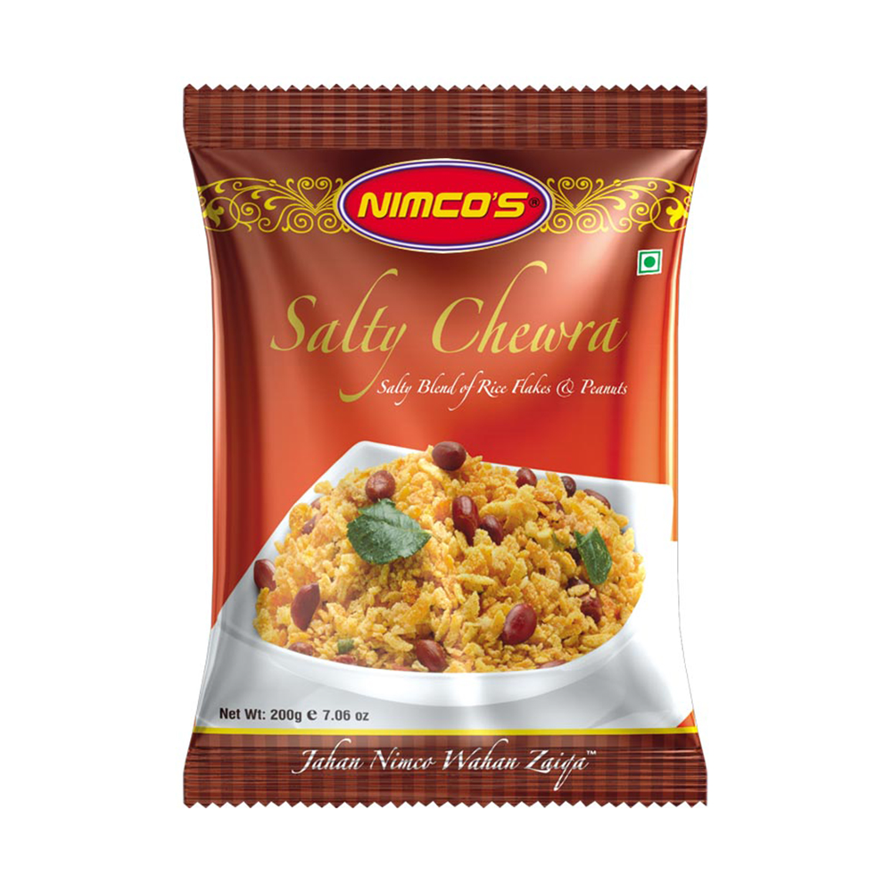 NIMCOS SALTY CHEWRA 200 GM Default Title - MamasJan Grocery