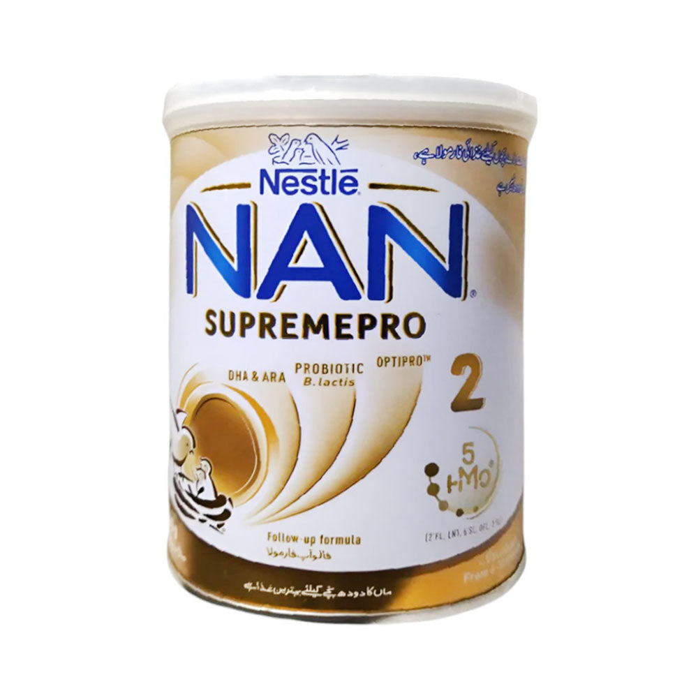 NESTLE NAN 2 SUPREMEPRO MILK POWDER TIN 400 GM Default Title - MamasJan Grocery