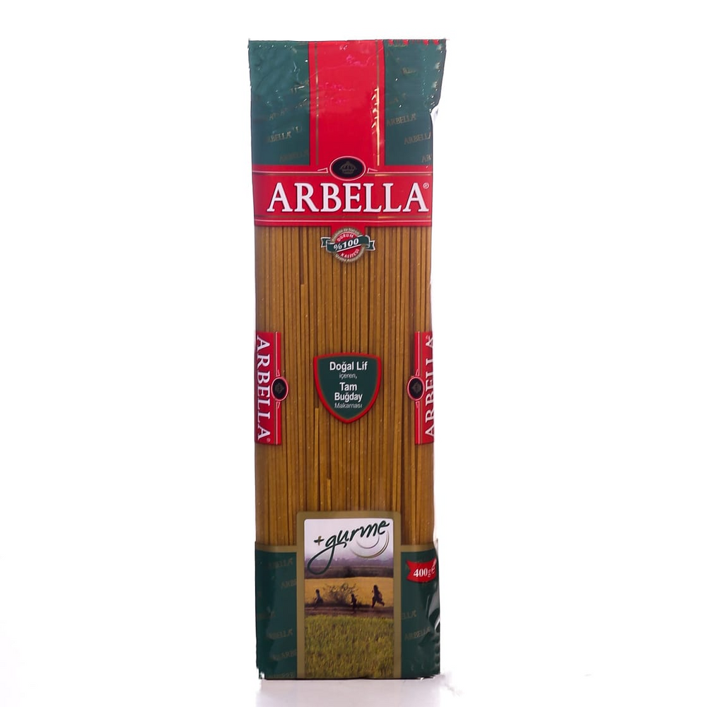 ARBELLA SPAGHETI FUSILLI WHOLE WHEAT 400 GM Default Title - MamasJan Grocery
