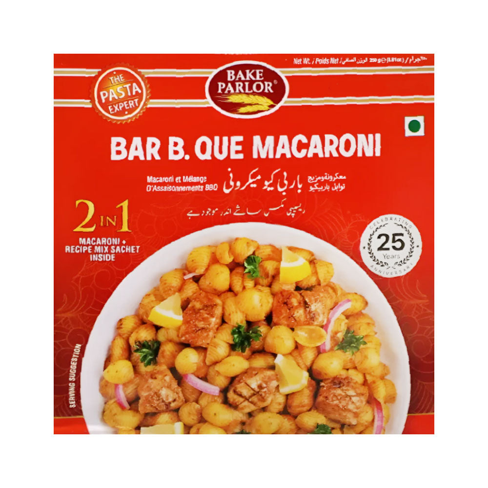 BAKE PARLOR BAR B Q MACARONI 250 GM Default Title - MamasJan Grocery