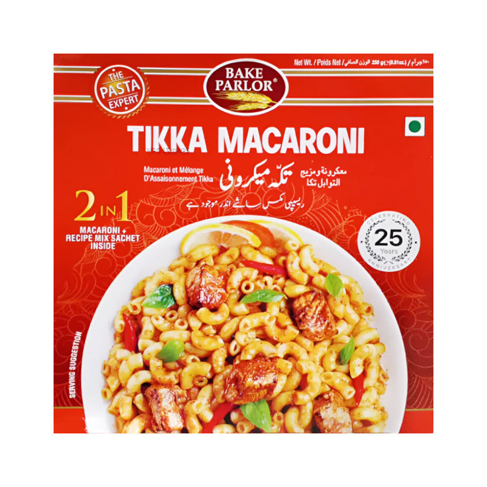 BAKE PARLOR TIKKA MACARONI 250 GM Default Title - MamasJan Grocery