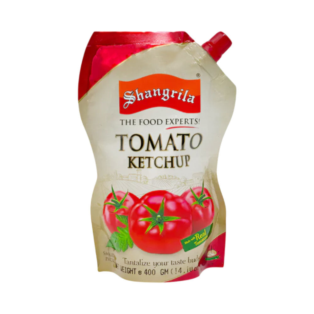 SHANGRILA KETCHUP TOMATO POUCH 400 GM Default Title - MamasJan Grocery