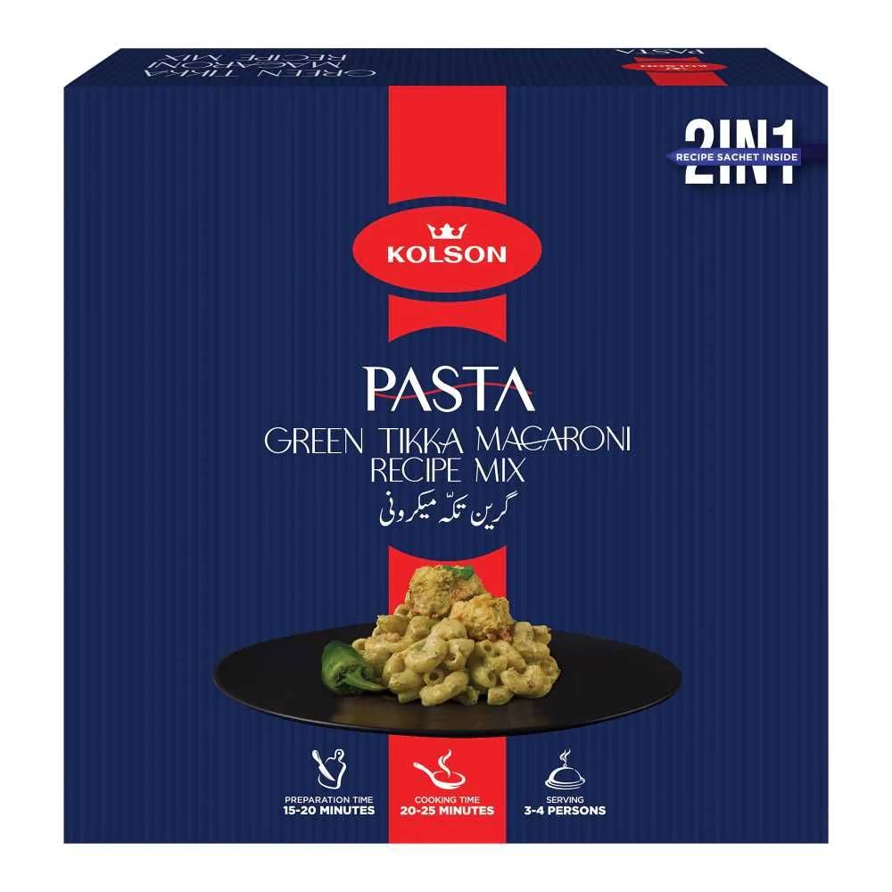 KOLSON GREEN TIKKA MACARONI 250GM Default Title - MamasJan Grocery