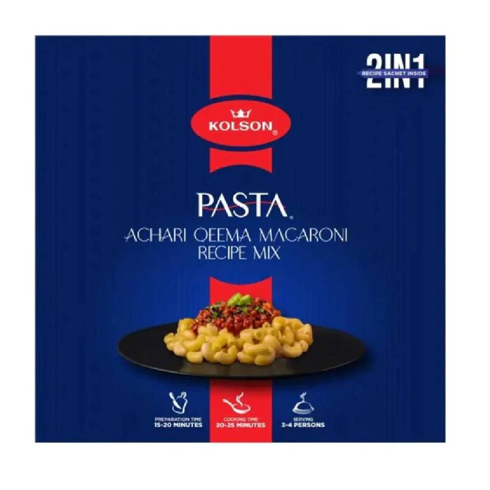 KOLSON ACHARI QEEMA MACARONI 250GM Default Title - MamasJan Grocery