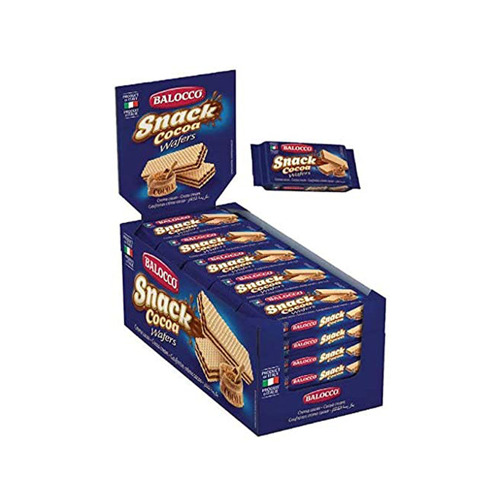 BALOCCO SNACK COCOA WAFERS 45G-BOX 45 G X 30 - MamasJan Grocery
